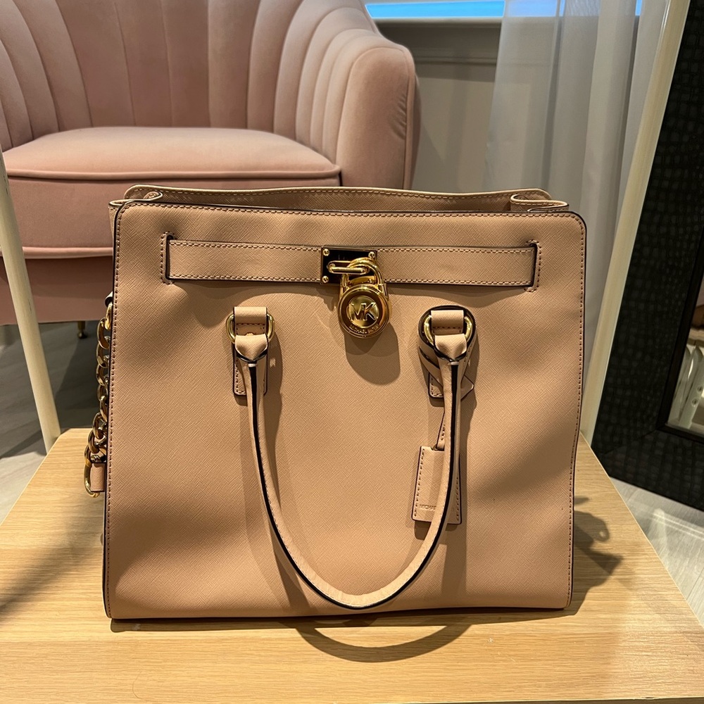 Michael Kors blush pink purse good condition